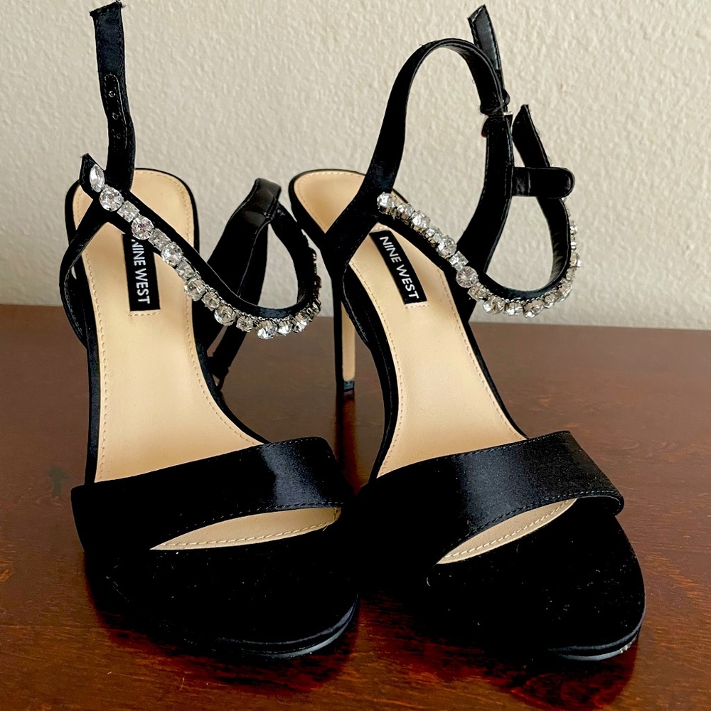 Nine West Heels with rhinestones